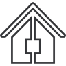 Icon to depict a house